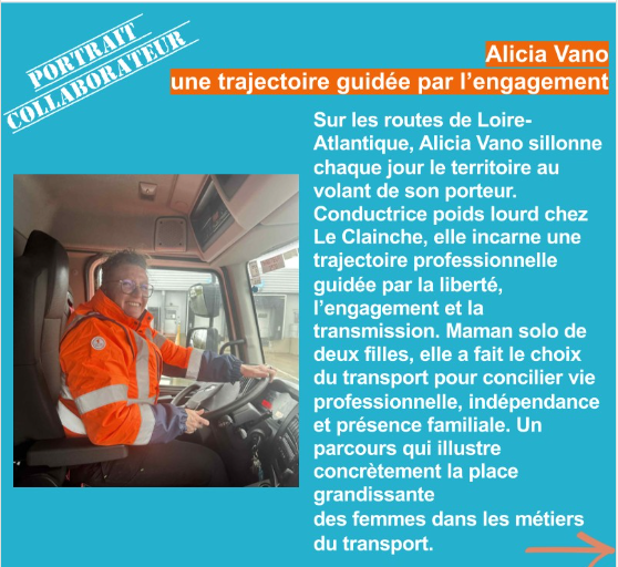 [PORTRAIT COLLABORATEUR ENGAGÉ] Ce mois-ci, nous vous proposons d&rsquo;aller à la rencontre d&rsquo;Alicia Vano, conductrice au sein de notre…
